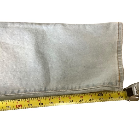 Levi’s Premium ribcage straight super high rise ankle jeans button fly size 25 - Picture 7 of 16